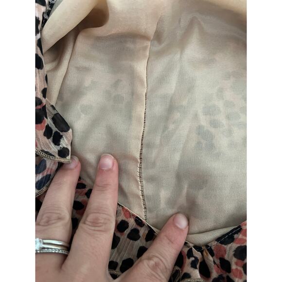 Majorelle Jasmina Leopard Midi Dress Size Large - Picture 10 of 11